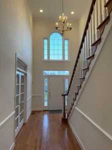 interior staircase painting